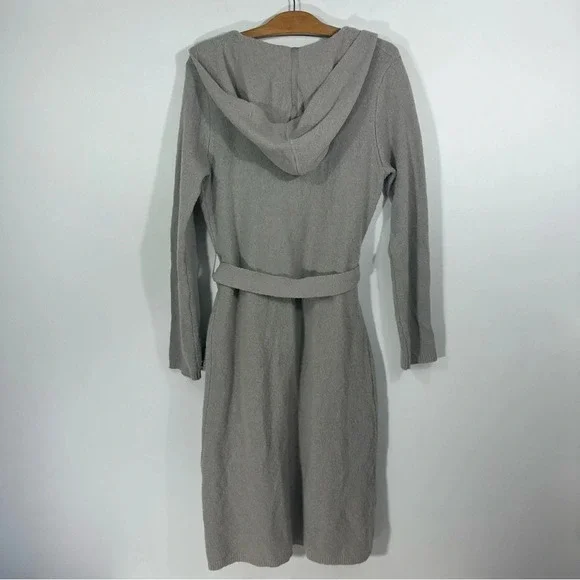 ATM Anthony Thomas Melillo Gray Long Sleeve Long Line Wool Duster Cardigan - Picture 7 of 9